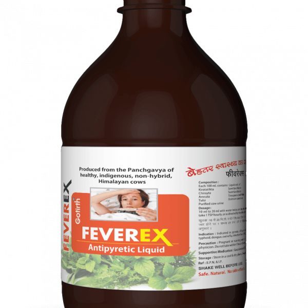 Ayurvedic Medicine for Fever - Gotirth Feverex Liquid